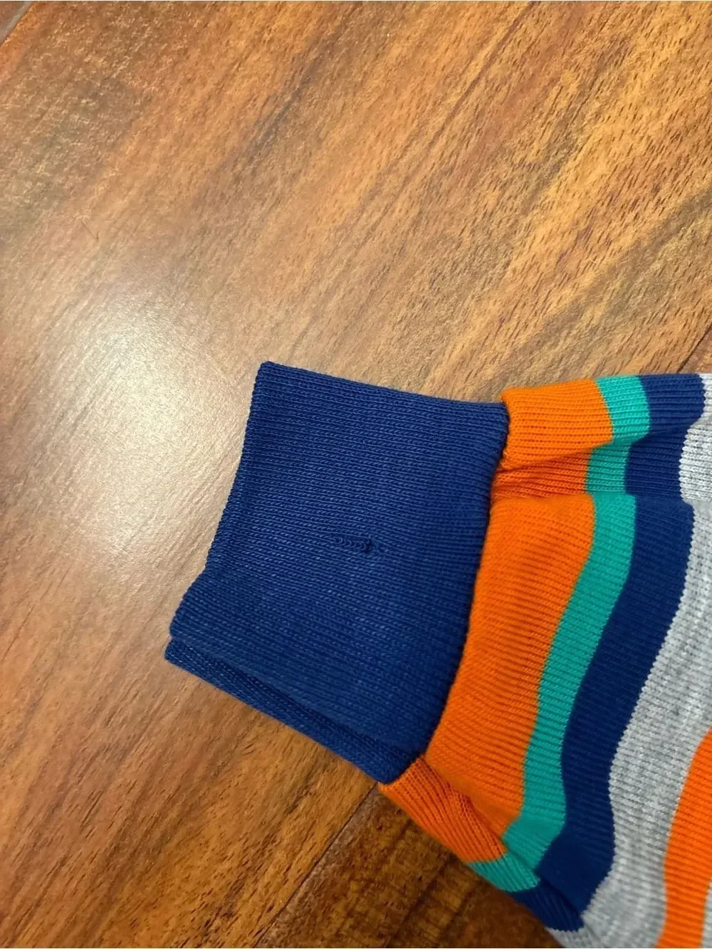 Osh Kosh B’Gosh vintage orange/green/blue/grey stripe long sleeve shirt